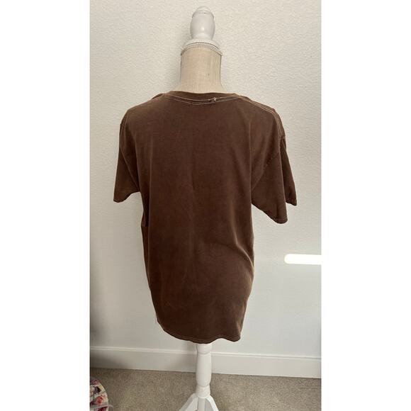 Nirvana Tan Smiley Face Graphic Band Tee - L - Picture 4 of 4